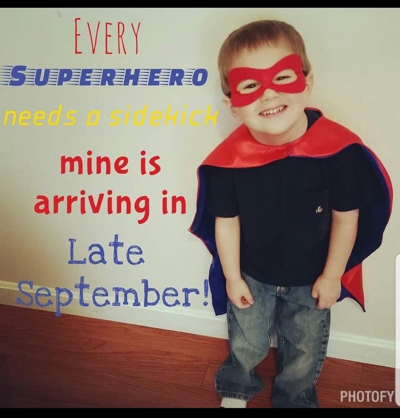 Baby announcement