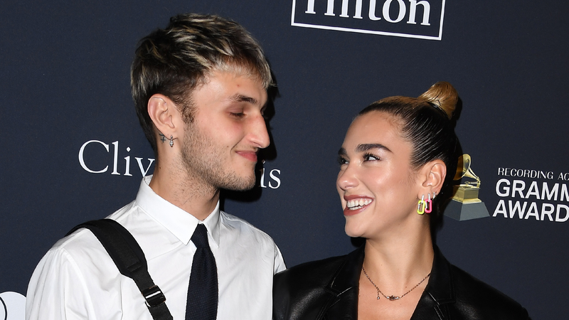 Anwar Hadid and Dua Lipa