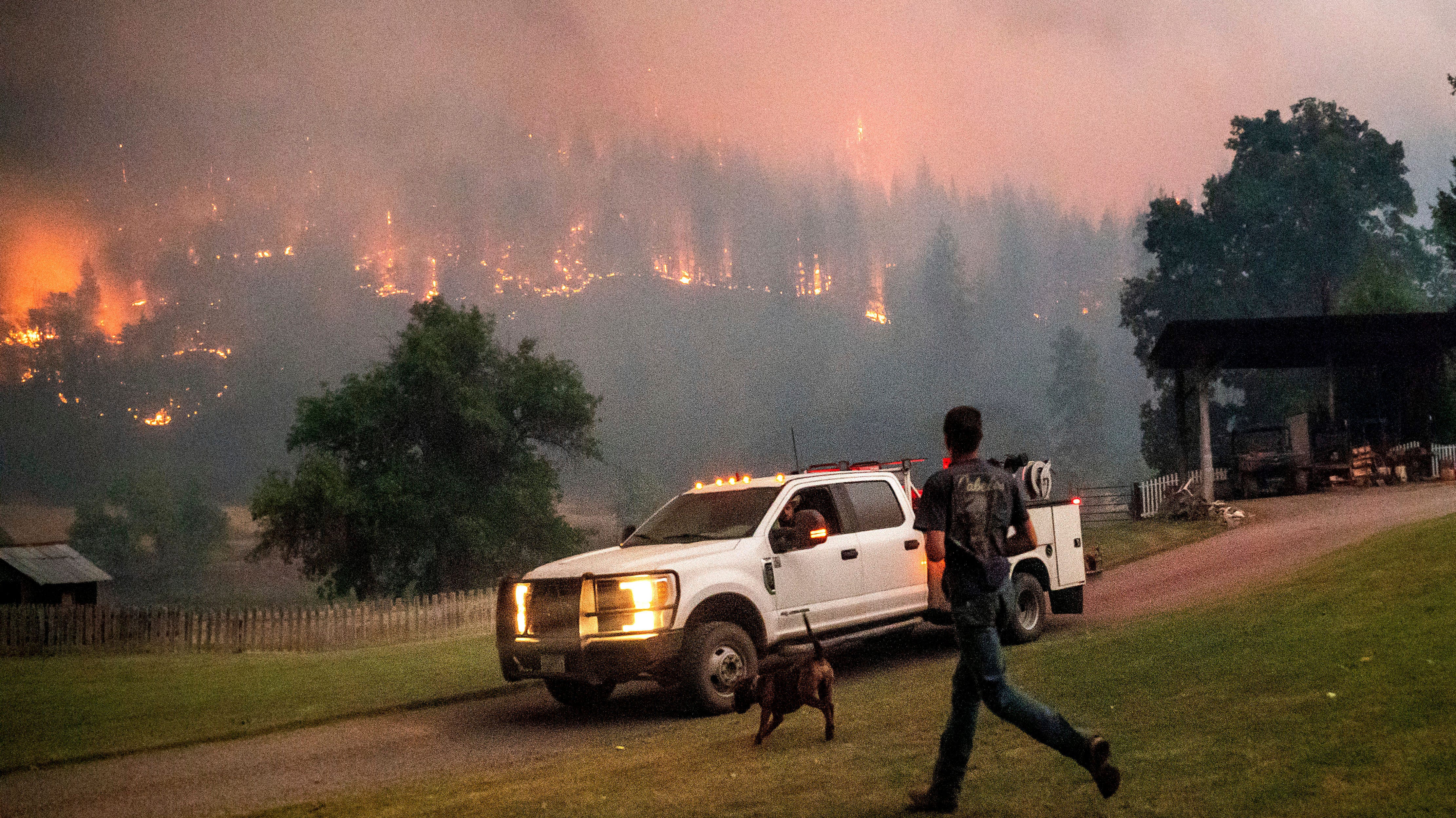 2 bodies found in burned vehicle in California wildfire zone