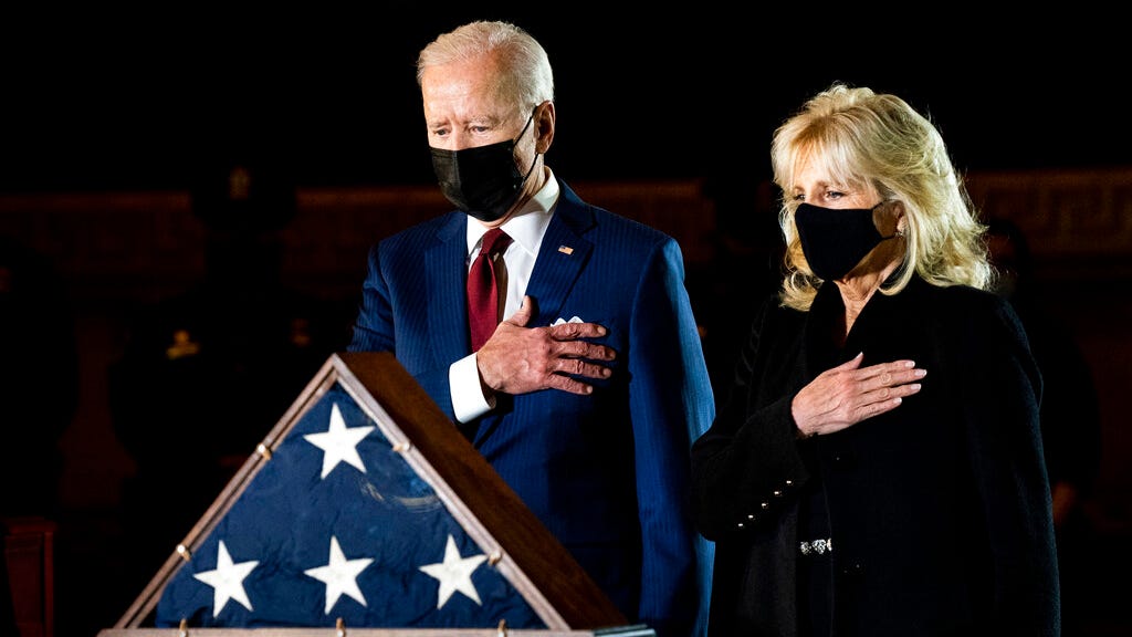 Jill Biden promotes 2 passions: military and cancer research