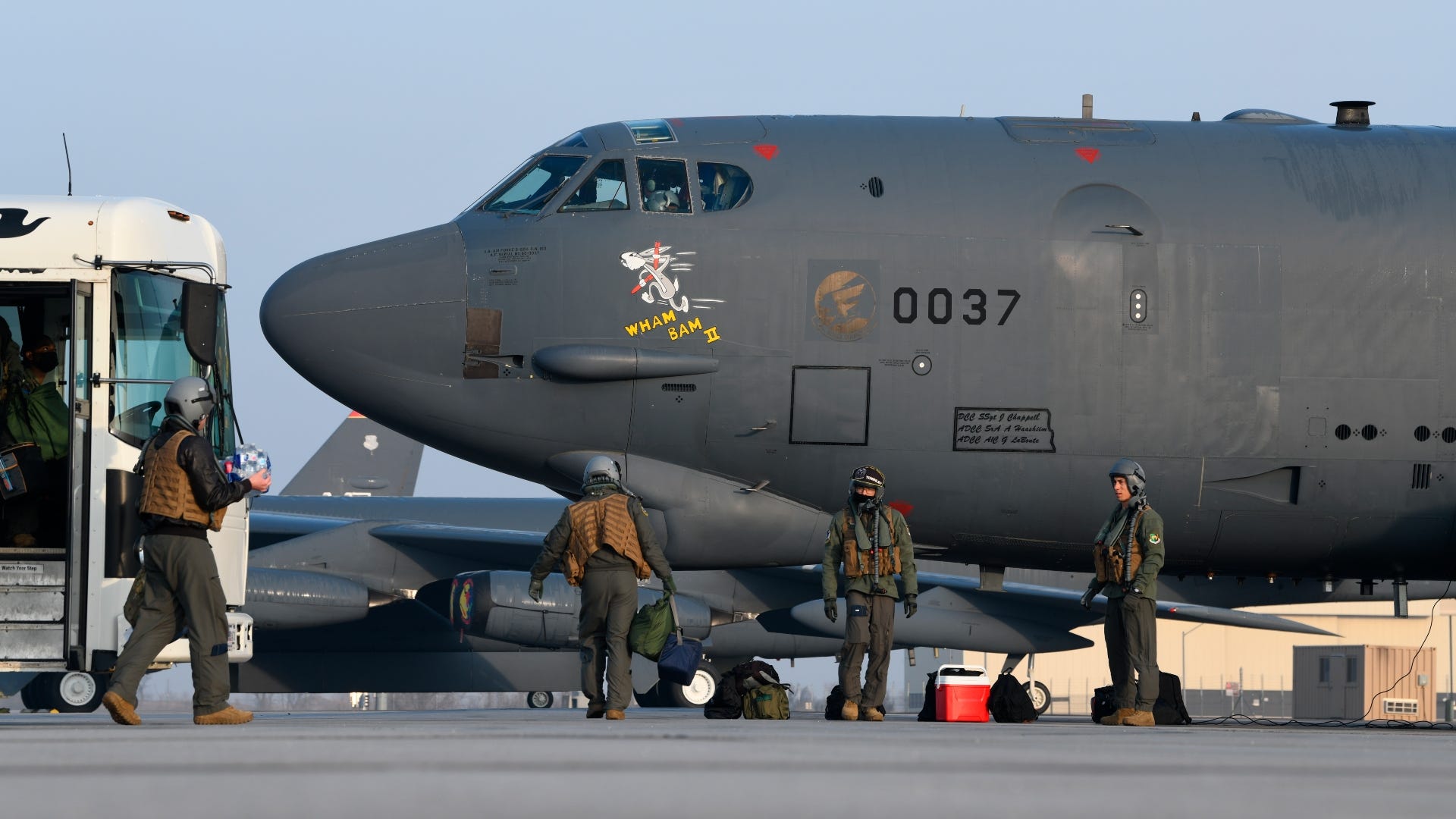 B-52s again fly over Mideast in US military warning to Iran