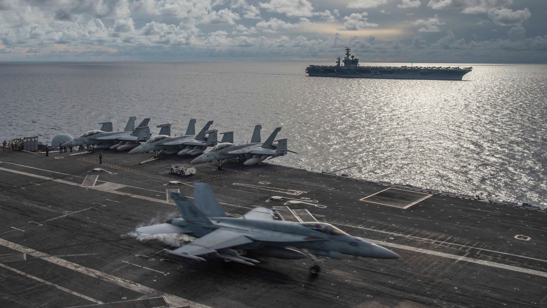 Sharp jump in US Navy transits to counter China under Trump