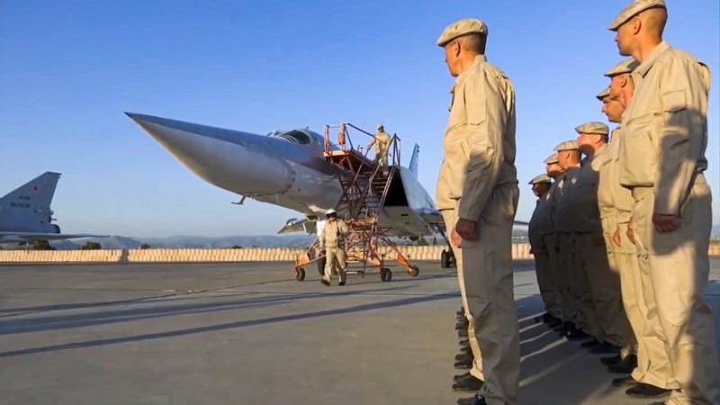 Russia deploys nuclear-capable bombers to Syria for training