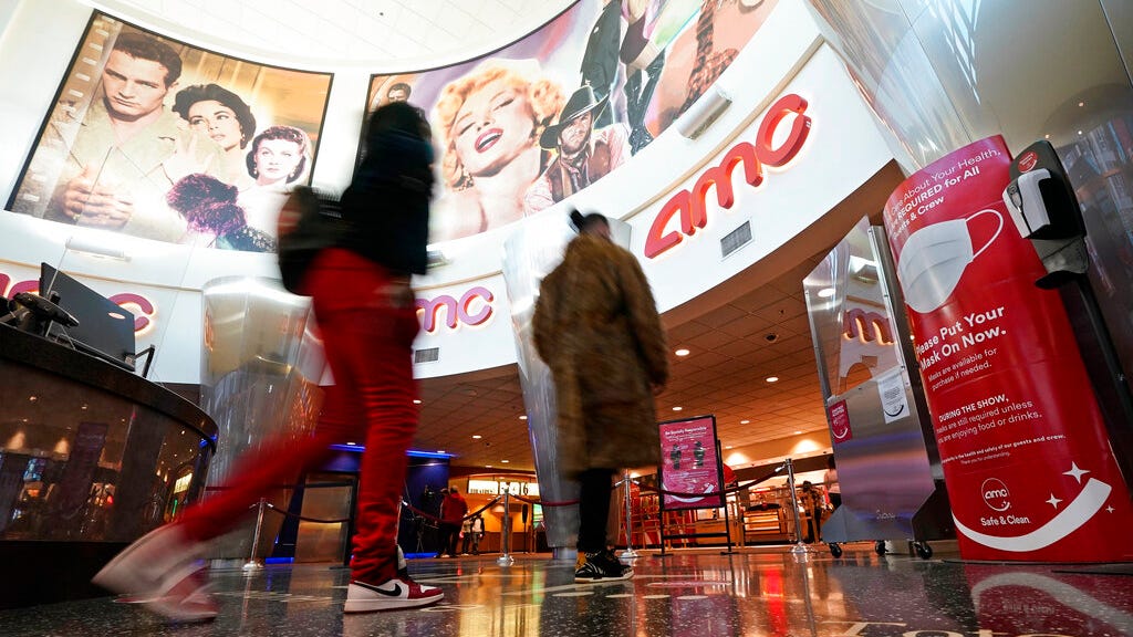 AMC, buoyed by retail investors over the pandemic, warns it may sell shares