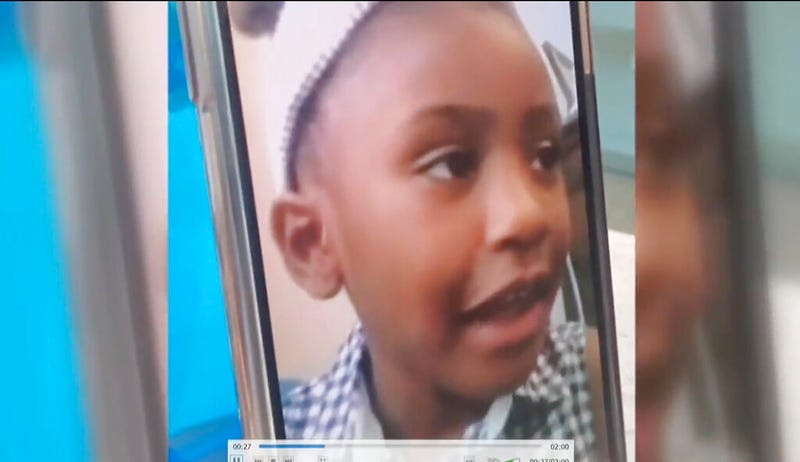 In this image taken from video, Gianna Floyd, daughter of George Floyd is seen Friday, June 25, 2021, during victim impact statements as Hennepin County Judge Peter Cahill presides over the sentencing of former Minneapolis police Officer Derek Chauvin at the Hennepin County Courthouse in Minneapolis. Chauvin was being sentenced Friday on a second-degree murder charge in the May 25, 2020 death of George Floyd.