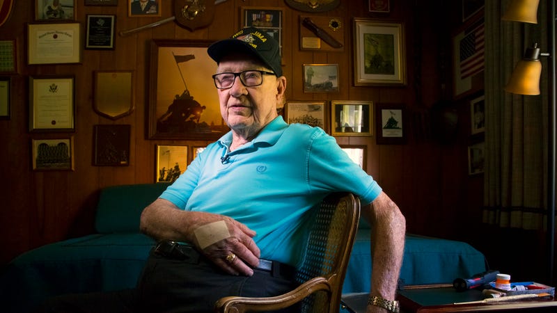 Retired Marine whose troops planted U.S. flag on Iwo Jima dies