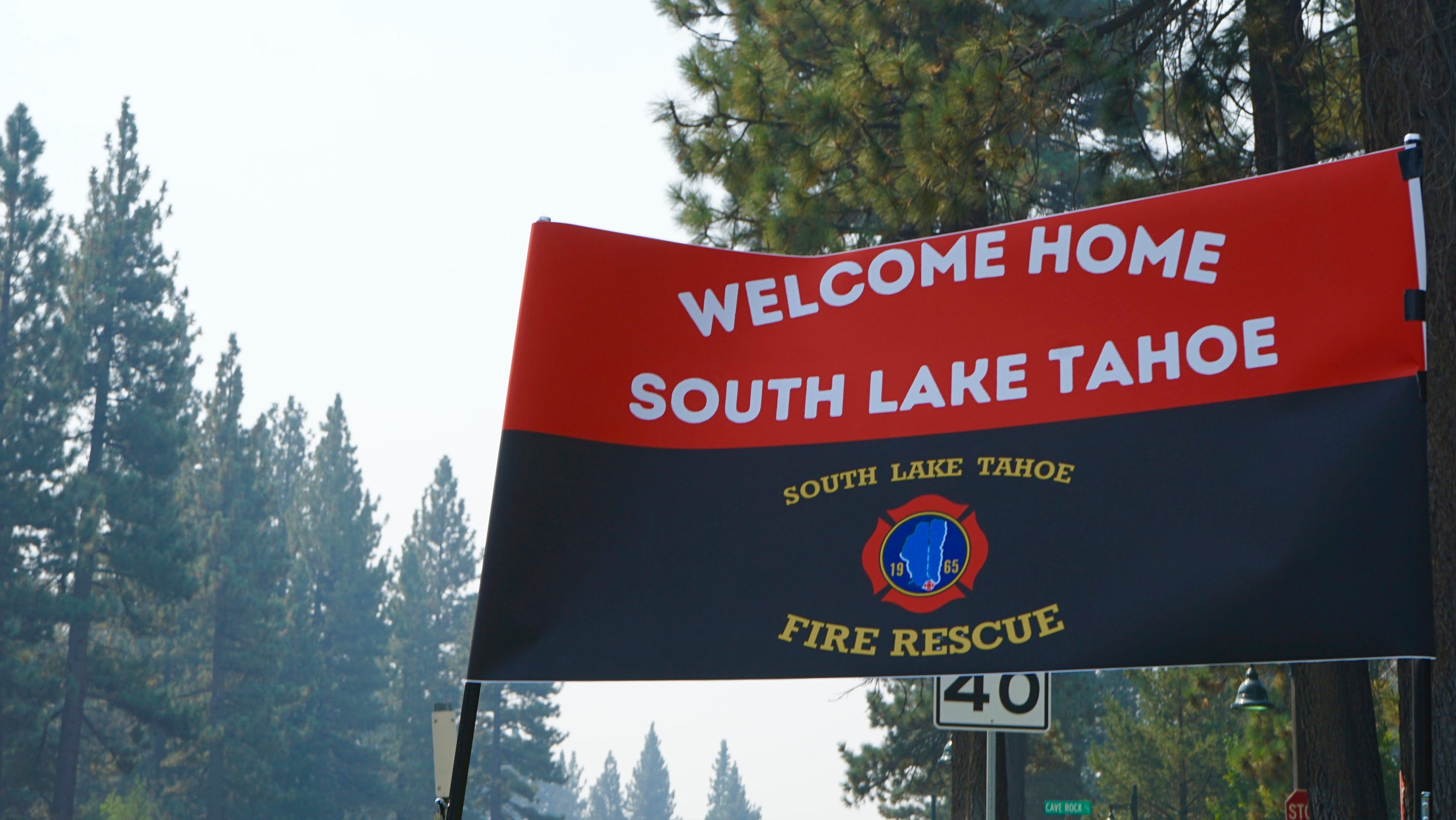 Lake Tahoe evacuation orders lifted, but fire threat remains