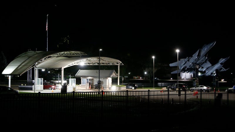 Report of gunshot triggered lockdown at Air Force base