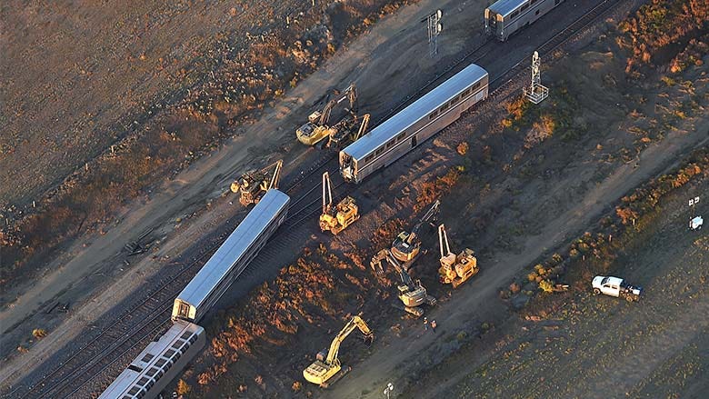 Train derail MT