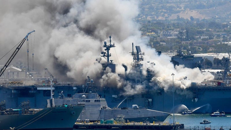 Navy probe finds major failures in fire that destroyed ship
