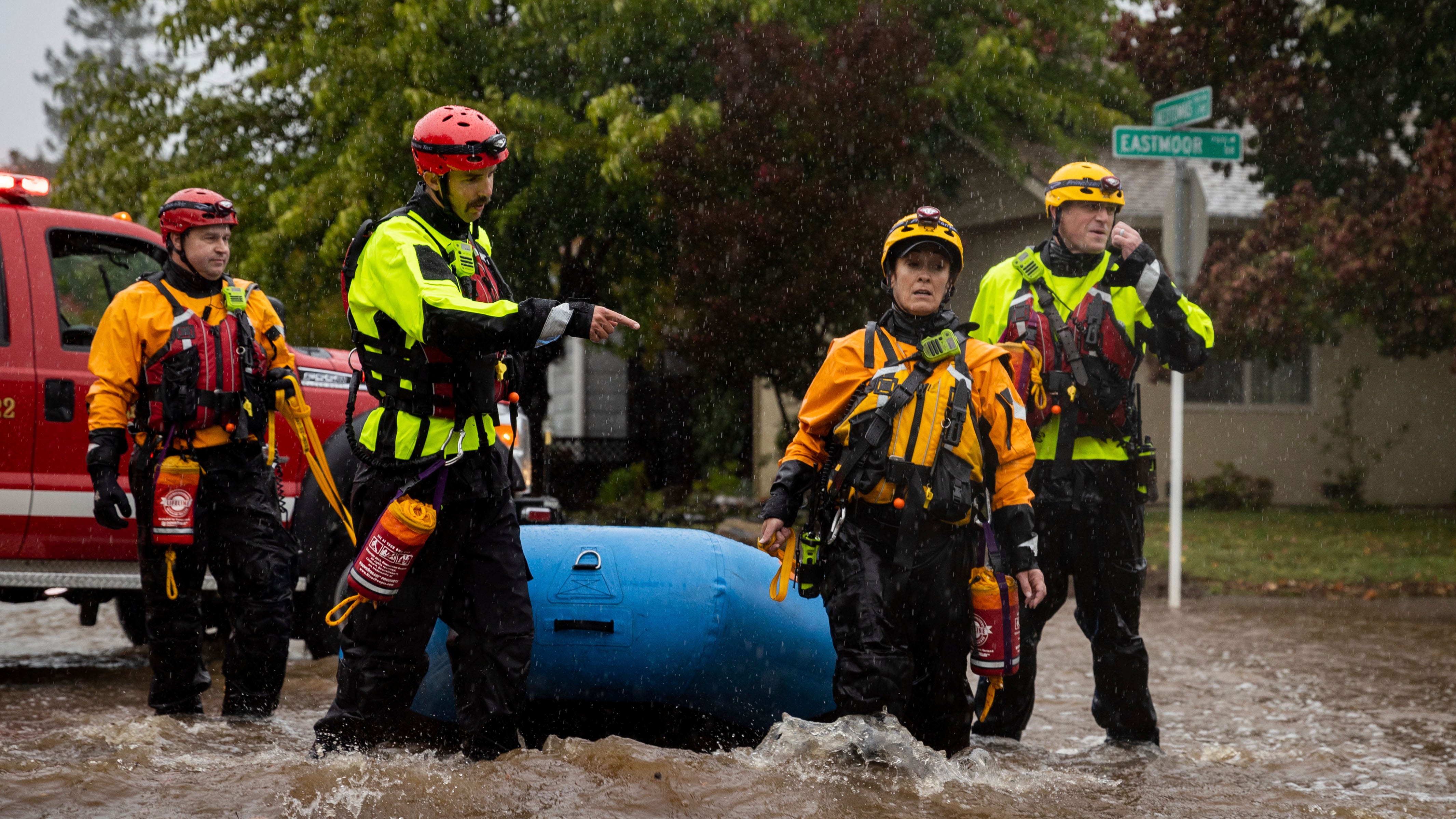 Drought-stricken California pounded by massive storm