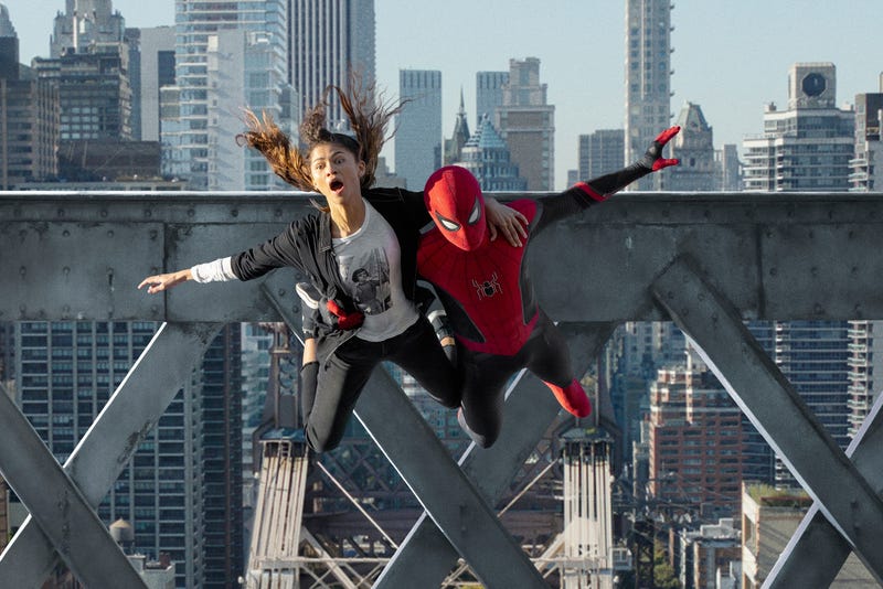 Zendaya and Tom Holland star in Columbia Pictures' "Spider-Man: No Way Home."