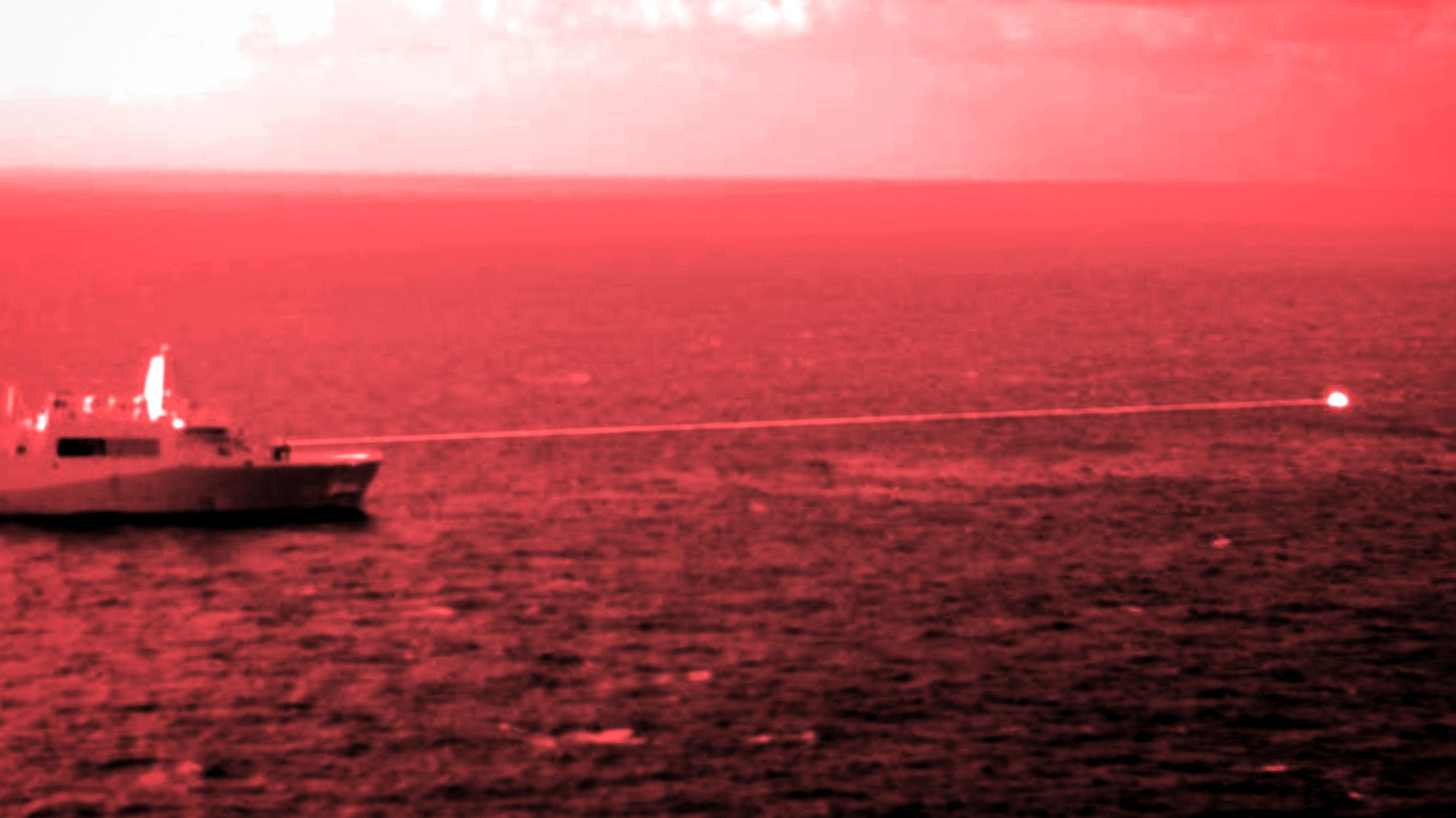 U.S. Navy fires laser weapon in Mideast amid drone boat threat