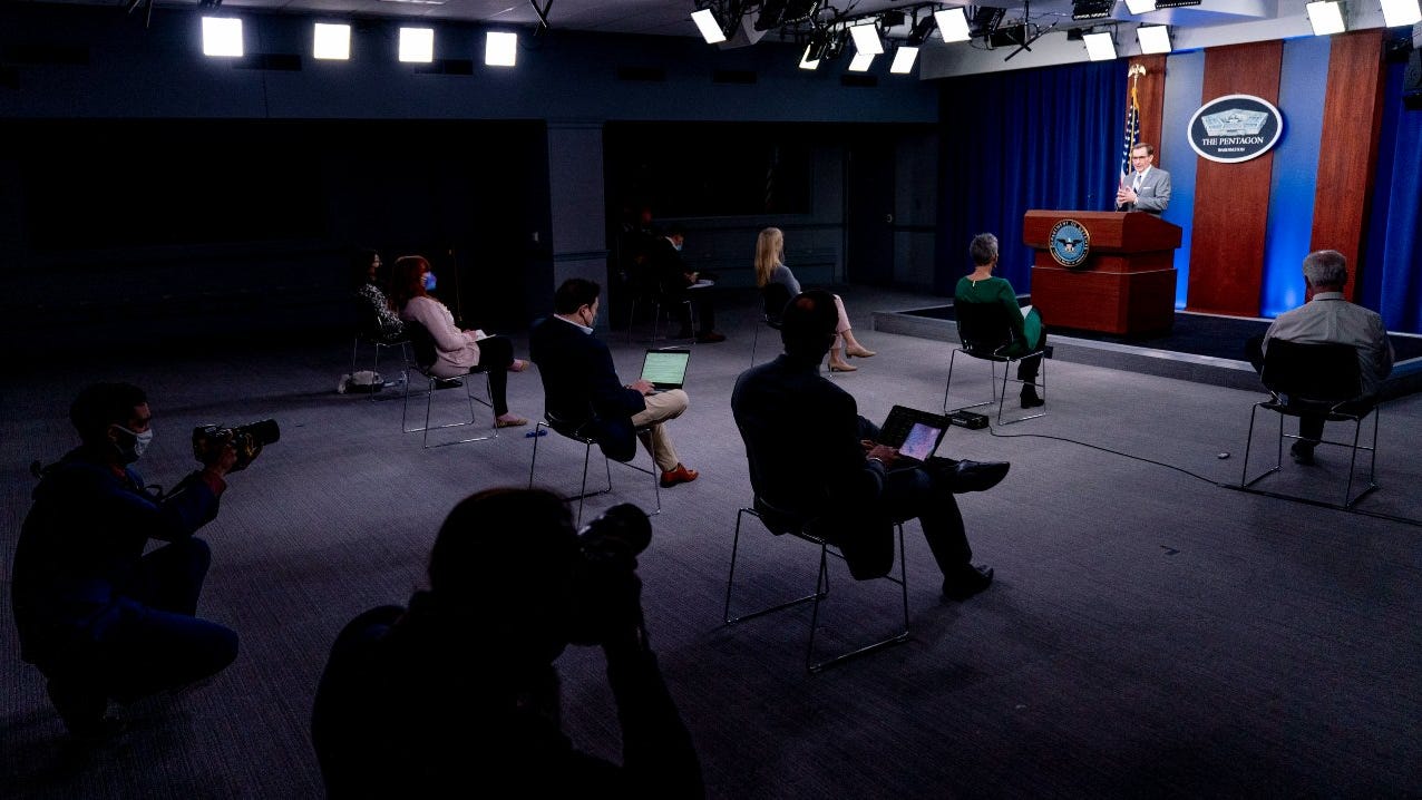 Reporters: U.S. military blocking access to troops in Europe