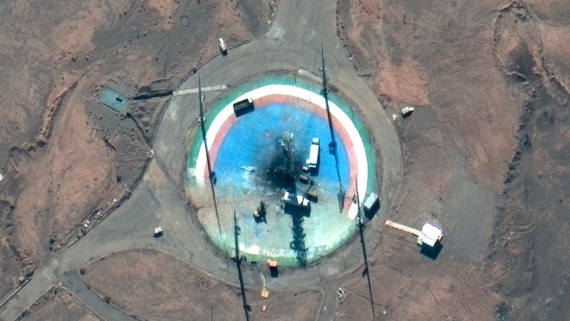 Satellite photos show Iran had another failed space launch