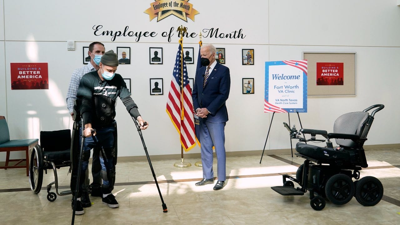 'The best of us': Biden promises improved care for veterans