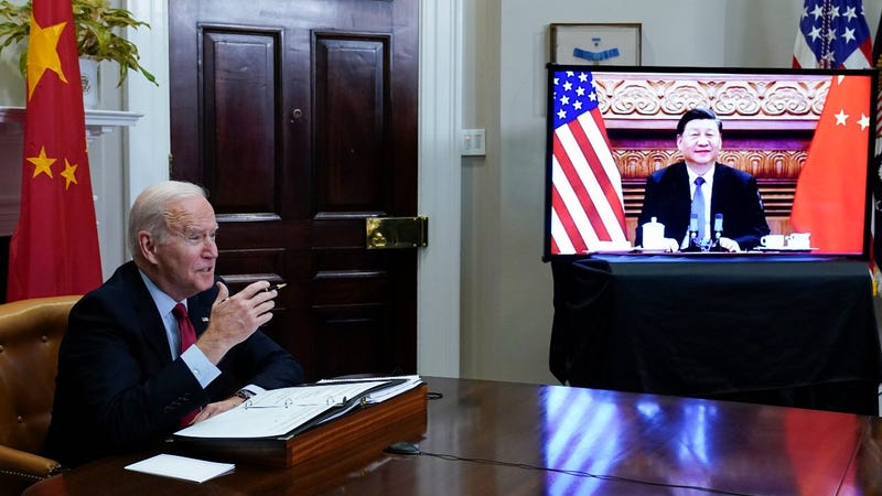 In video call, Biden presses China's Xi on Russia support