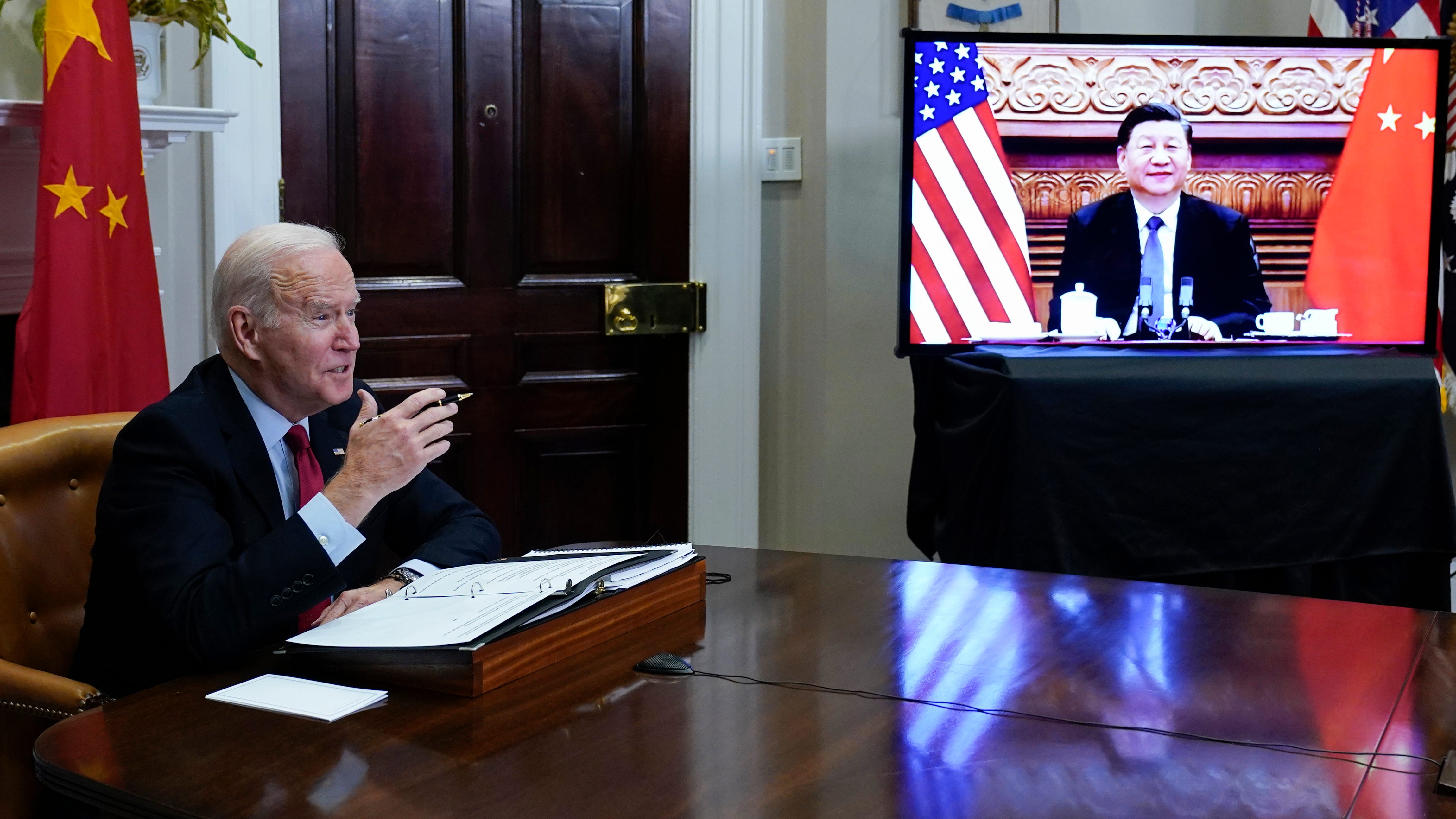 Biden looks to assess where China's president stands on Russia war