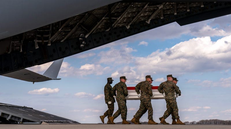 Bodies of Marines killed in NATO exercise returned to US