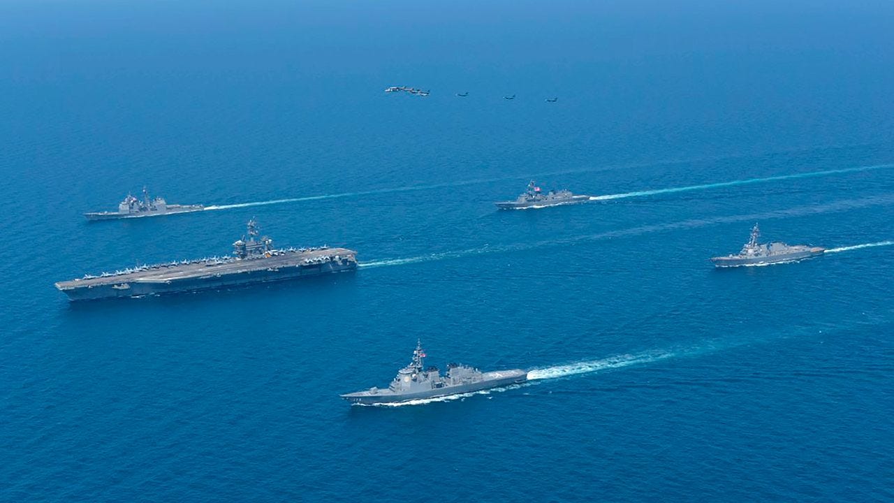 Japan, U.S. hold navy drills off Koreas amid nuke test worry
