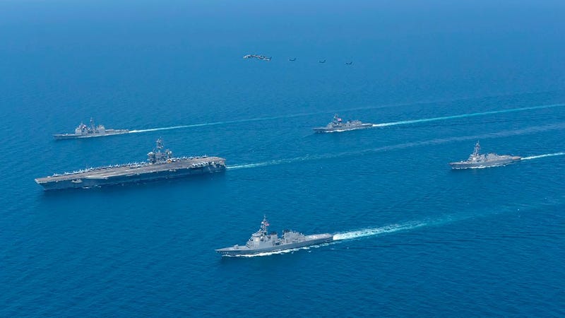 Japan, U.S. hold navy drills off Koreas amid nuke test worry