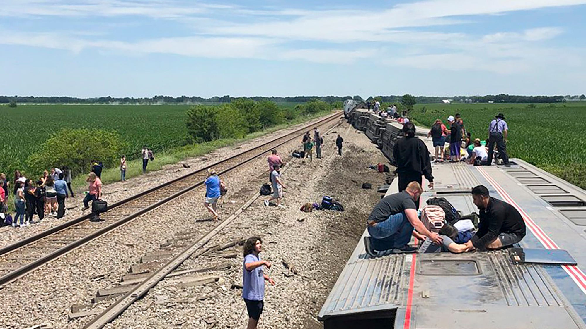 Officials confirm three dead after Amtrak train collides with dump truck, derails in Missouri