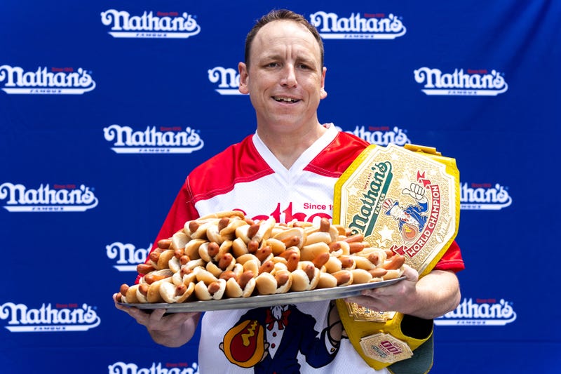 Competitive eater Joey Chestnut