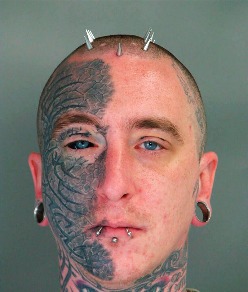 This photo provided by the East Pennsboro Township Police Dept. shows Jeremy Lee Pauley. Jeremy Lee Pauley, 40, of Enola, Pennsylvania, is free on $50,000 bond after police say he tried to buy stolen human remains from an Arkansas woman for possible resale on Facebook. A spokeswoman for the University of Arkansas for Medical Sciences in Little Rock confirmed that the remains were to be donated to UAMS's facility.