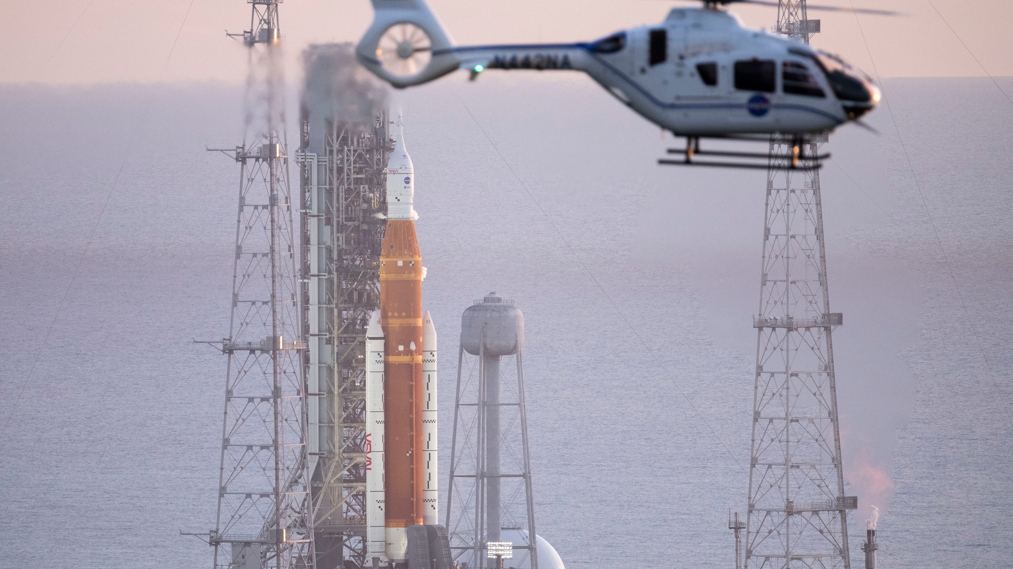 NASA scrubs launch of new moon rocket after engine problem