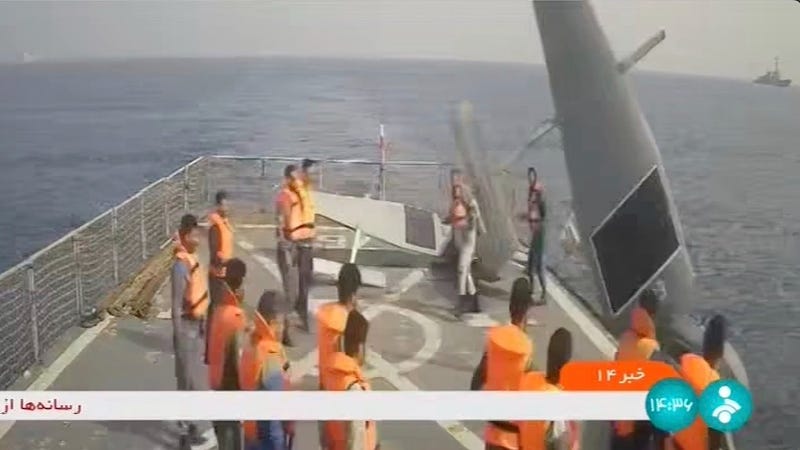 Iran briefly seizes 2 US sea drones in Red Sea amid tensions