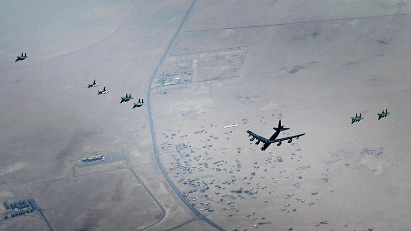 US B-52 bombers fly over Middle East amid tensions with Iran