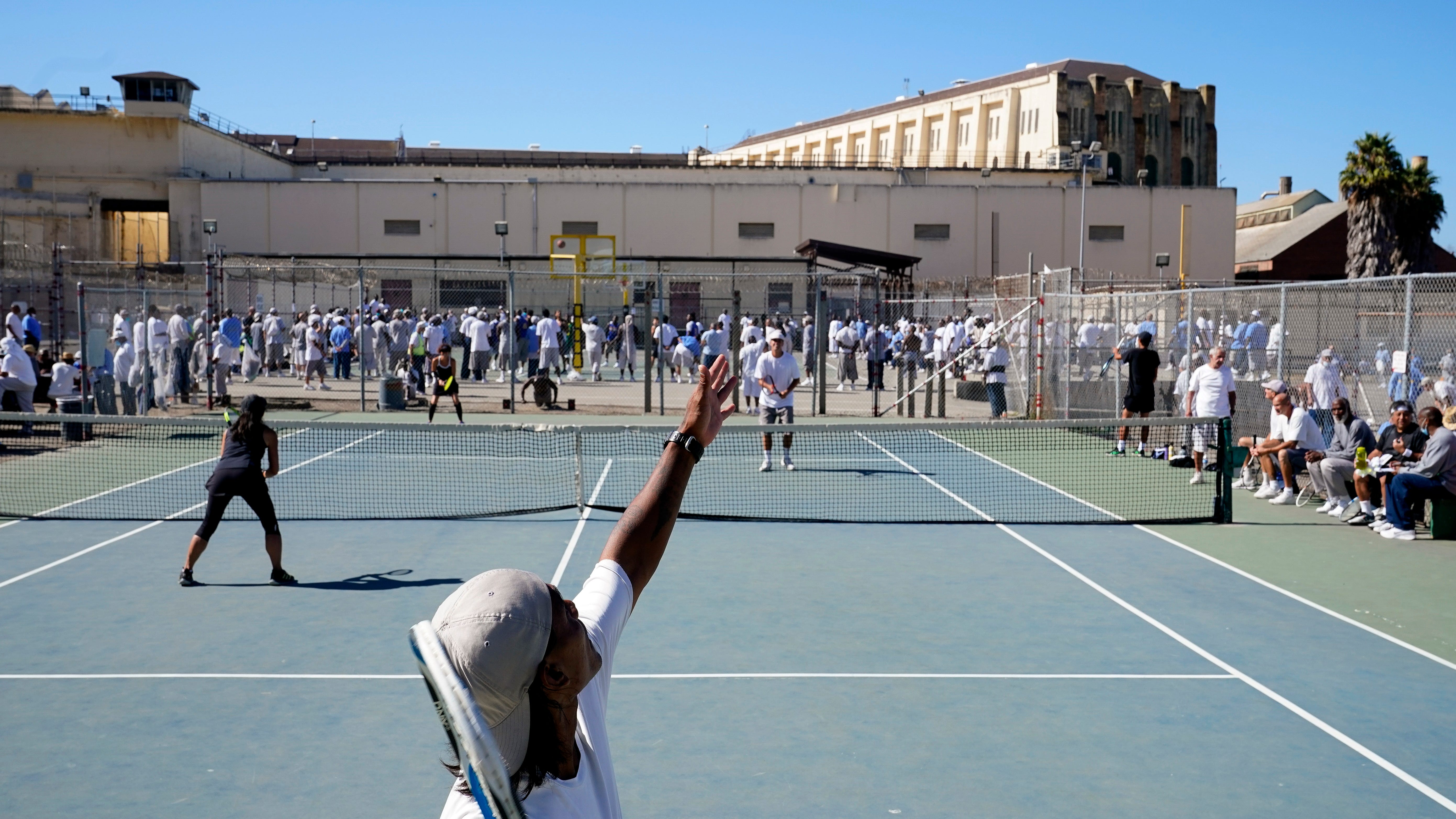 San Quentin inmates find community through tennis