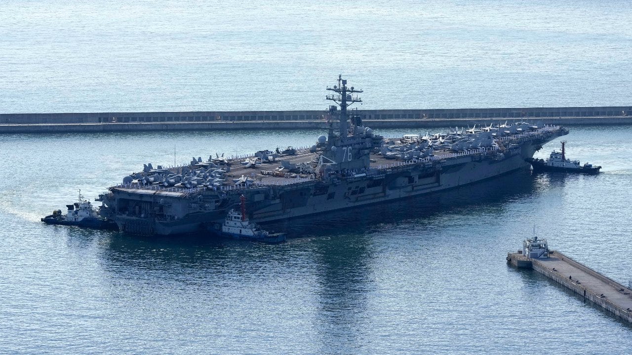 North Korea says US carrier's return aggravates tensions