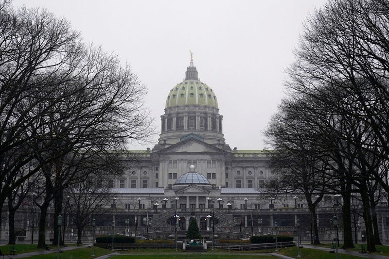 FILE - The Pennsylvania state Capitol is seen on Dec. 14, 2020, in Harrisburg, Pa. Pennsylvania's statewide elections agency said in a court filing Friday, Dec. 16, 2022, that it is moving ahead with plans for special elections to fill three House vacancies in early February unless a court orders otherwise.