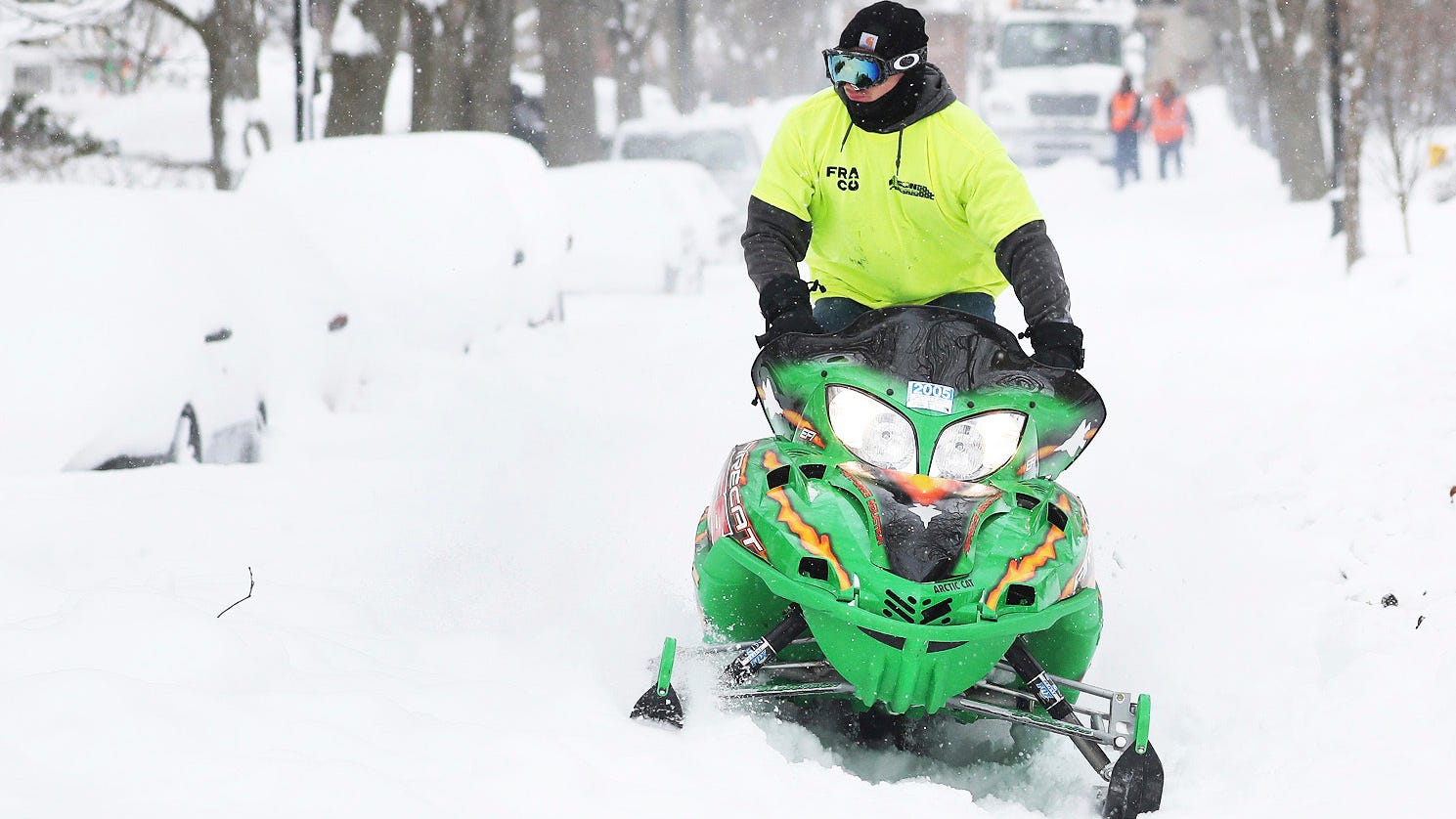 Erie County, Buffalo defend snowmobile policy during storm