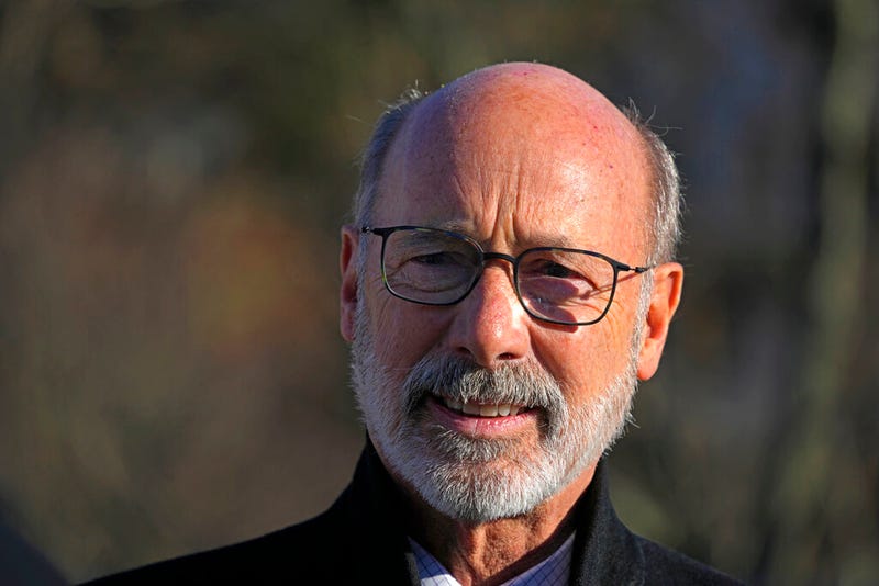 FILE - Pennsylvania Democratic Gov. Tom Wolf attends a dedication ceremony for the rebuilt Fern Hollow Bridge in Pittsburgh on Dec. 21, 2022. In January 2023, Wolf will wrap up eight years in office, having steered Pennsylvania through unpredictable times when the Democrat made life-and-death decisions in the ravaging COVID-19 pandemic and managed the battleground state's presidential election amid unprecedented Republican efforts to overturn it