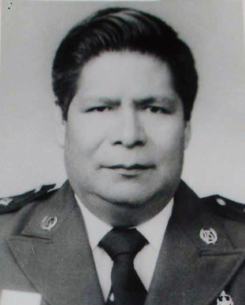 This undated trial exhibit photo released by the U.S. Attorney's Office, Central District of California, shows Catalino Esteban Valiente Alonzo, of Fontana, Calif. The former Guatemalan police chief has been found guilty of lying on his U.S. immigration papers about a prior conviction for killing two political activists in his country, U.S. authorities said Monday, Jan. 30, 2023. Alonzo, an 82-year-old resident of Fontana, was convicted last week of using a green card obtained by making a false statement, U.S. prosecutors said said in a statement