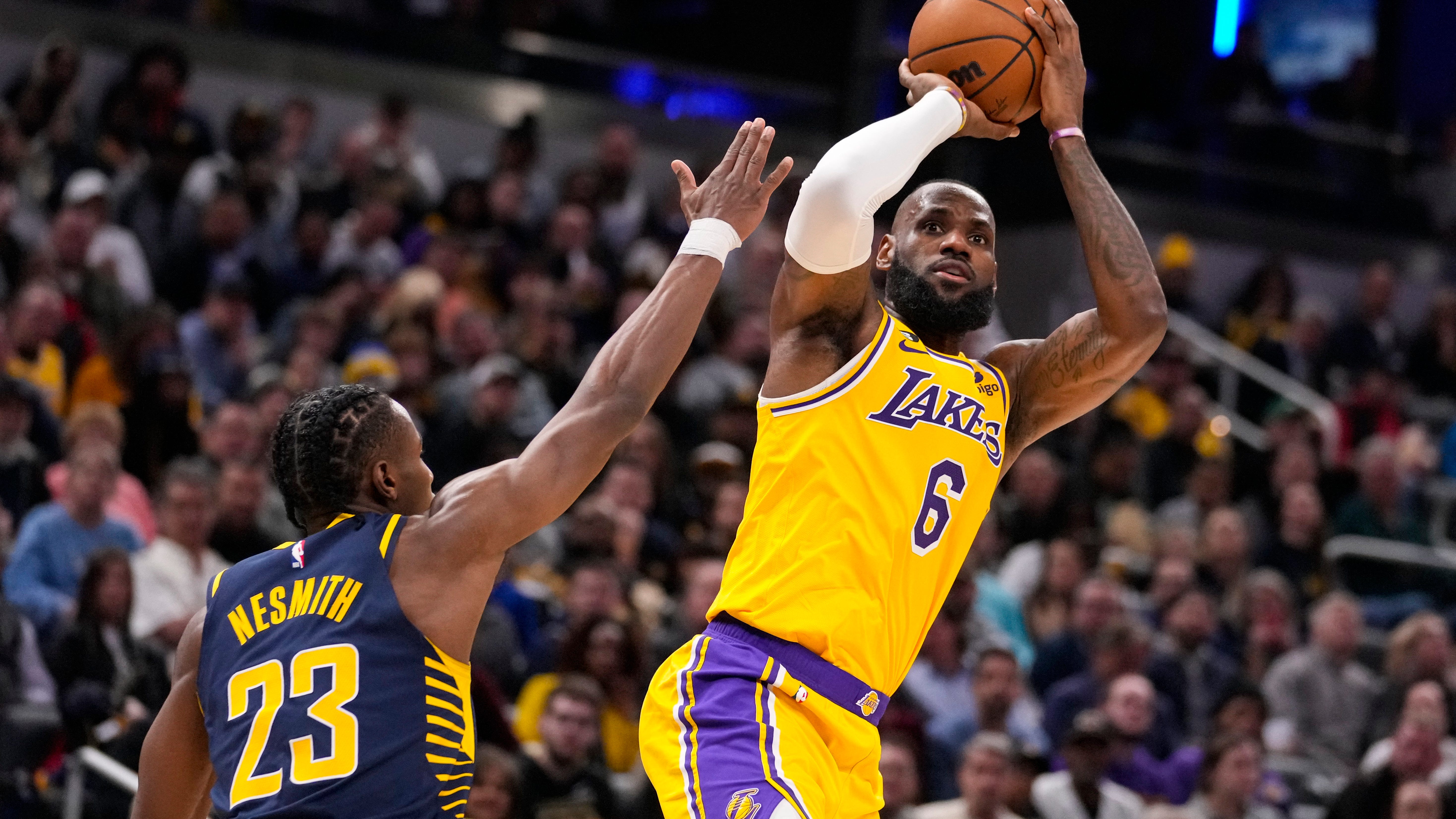 As James nears record, Tuesday's Lakers game moved to TNT