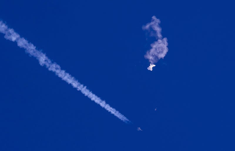 Navy releases first photos of Chinese balloon recovery
