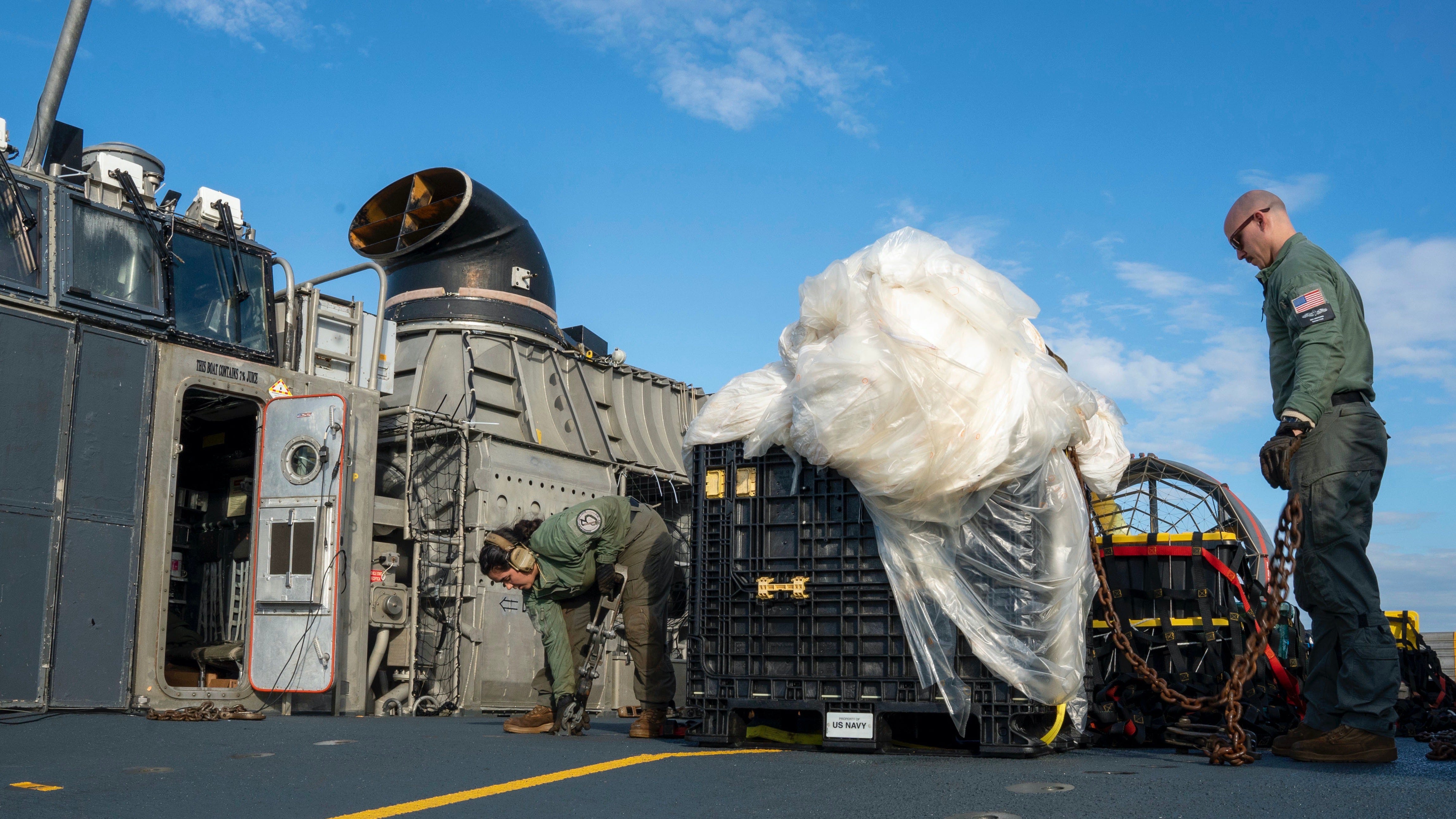Military finishes recovering Chinese balloon debris