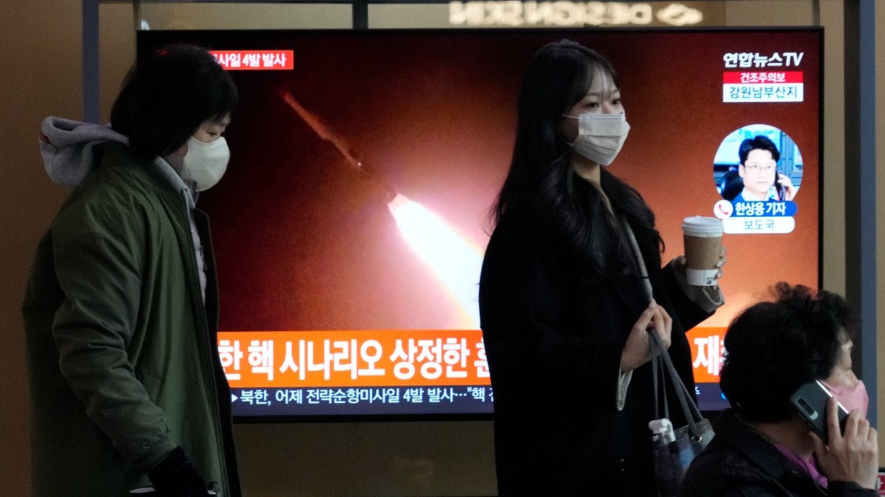 North Korea says it fired cruise missiles as rivals trained