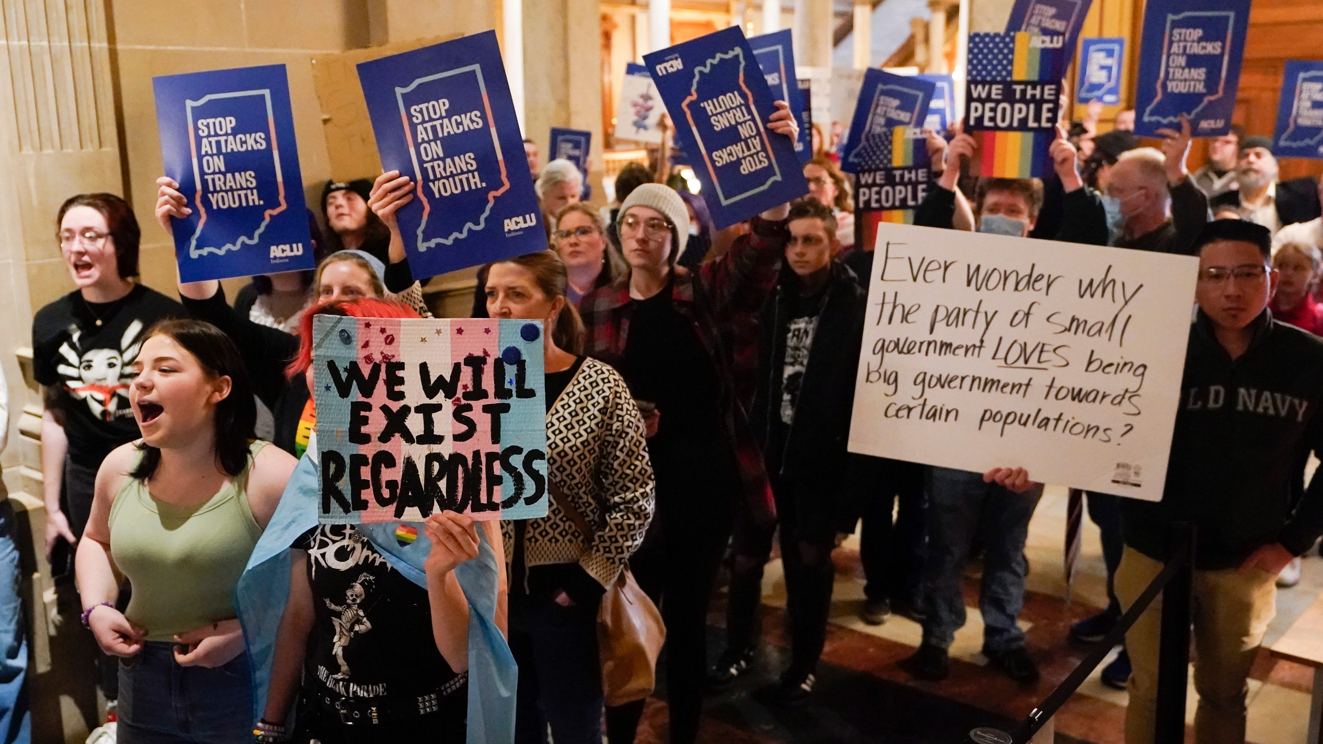 Bill banning gender affirming care for trans kids in Indiana clears hurdle