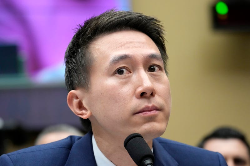 TikTok CEO Shou Zi Chew testifies during a hearing of the House Energy and Commerce Committee, on the platform's consumer privacy and data security practices and impact on children, Thursday, March 23, 2023, on Capitol Hill in Washington.