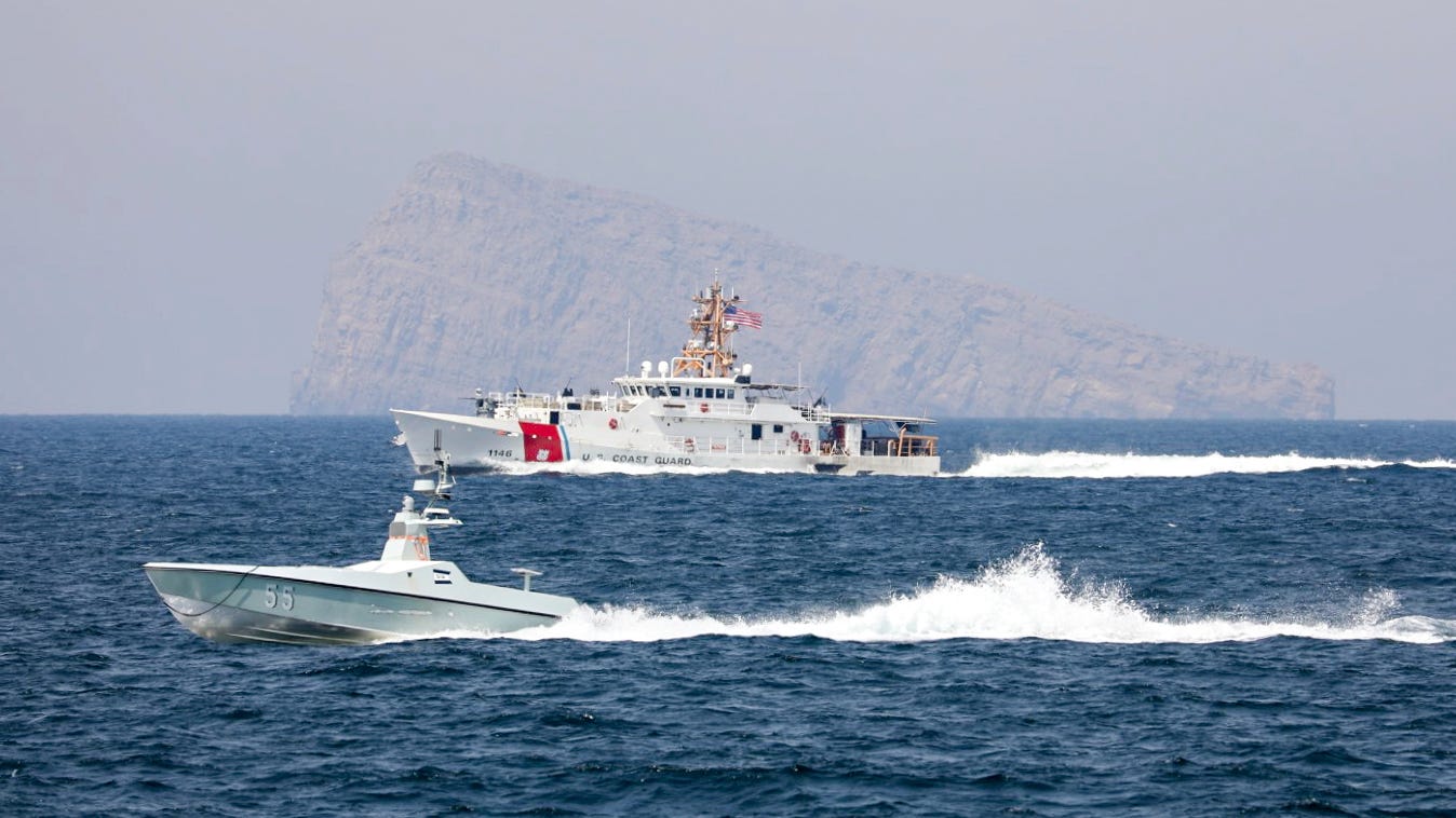 US Navy sails first drone through Mideast's Strait of Hormuz