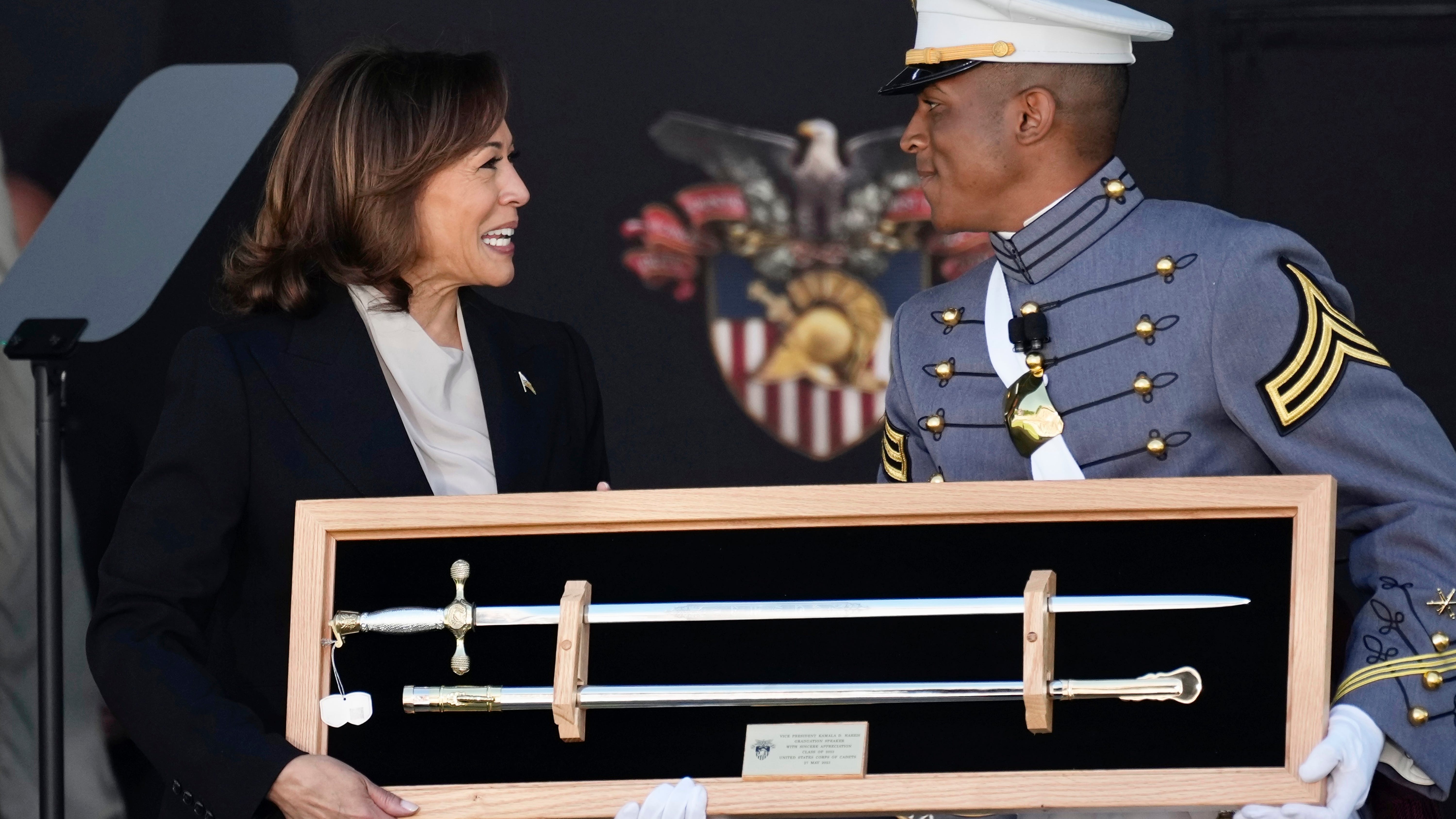 Vice President Harris praises cadets' sacrifice in West Point's 1st commencement speech by a woman