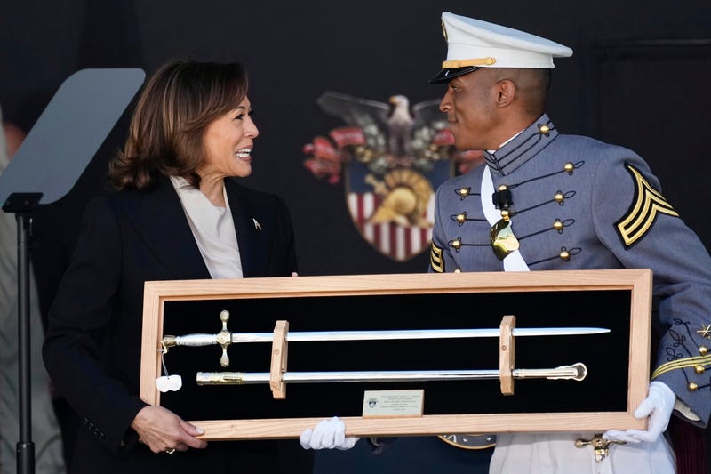 Vice President Harris praises cadets' sacrifice in West Point's 1st commencement speech by a woman
