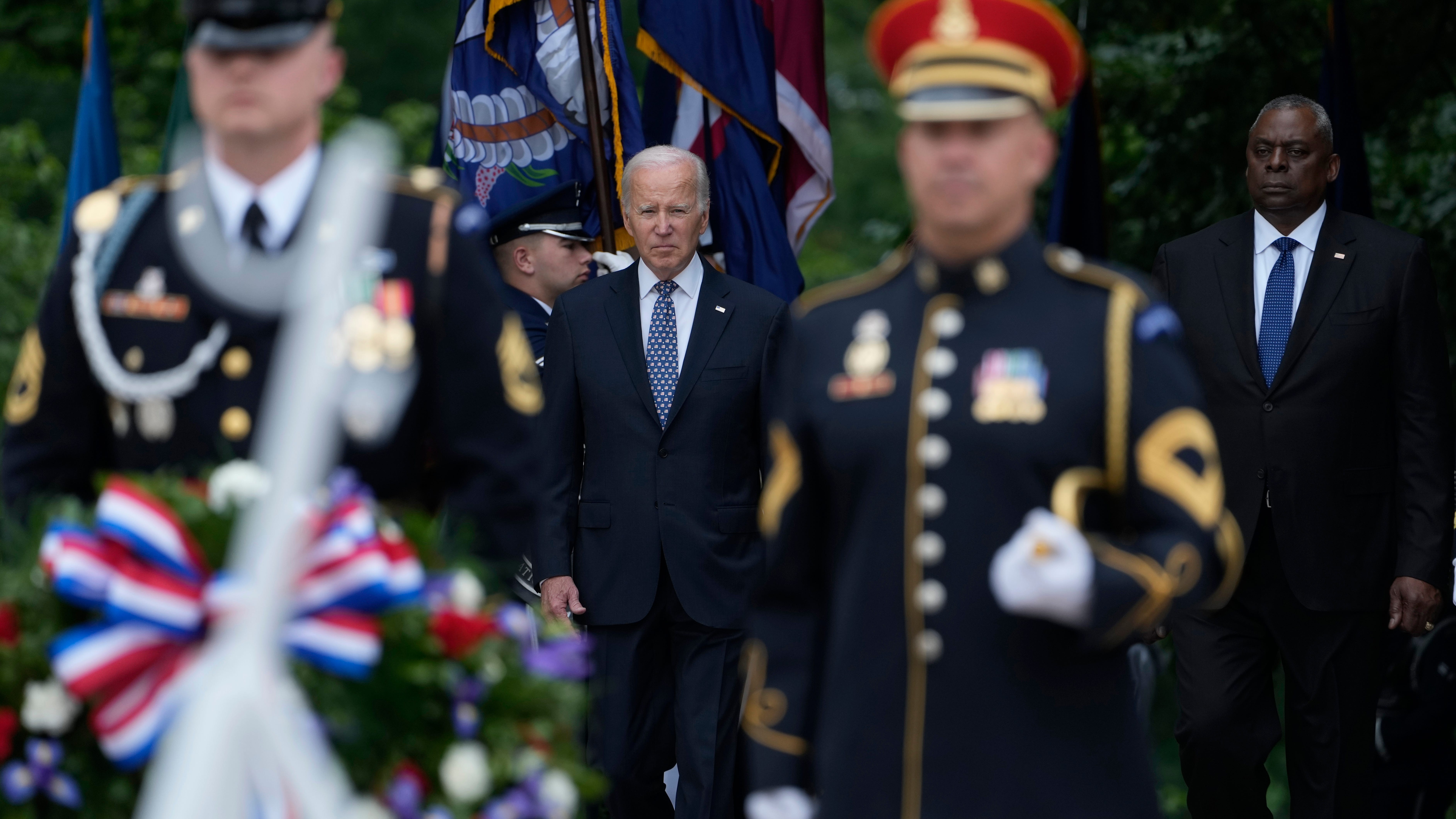 President Biden on Memorial Day lauds generations of fallen US troops who 'dared all and gave all'