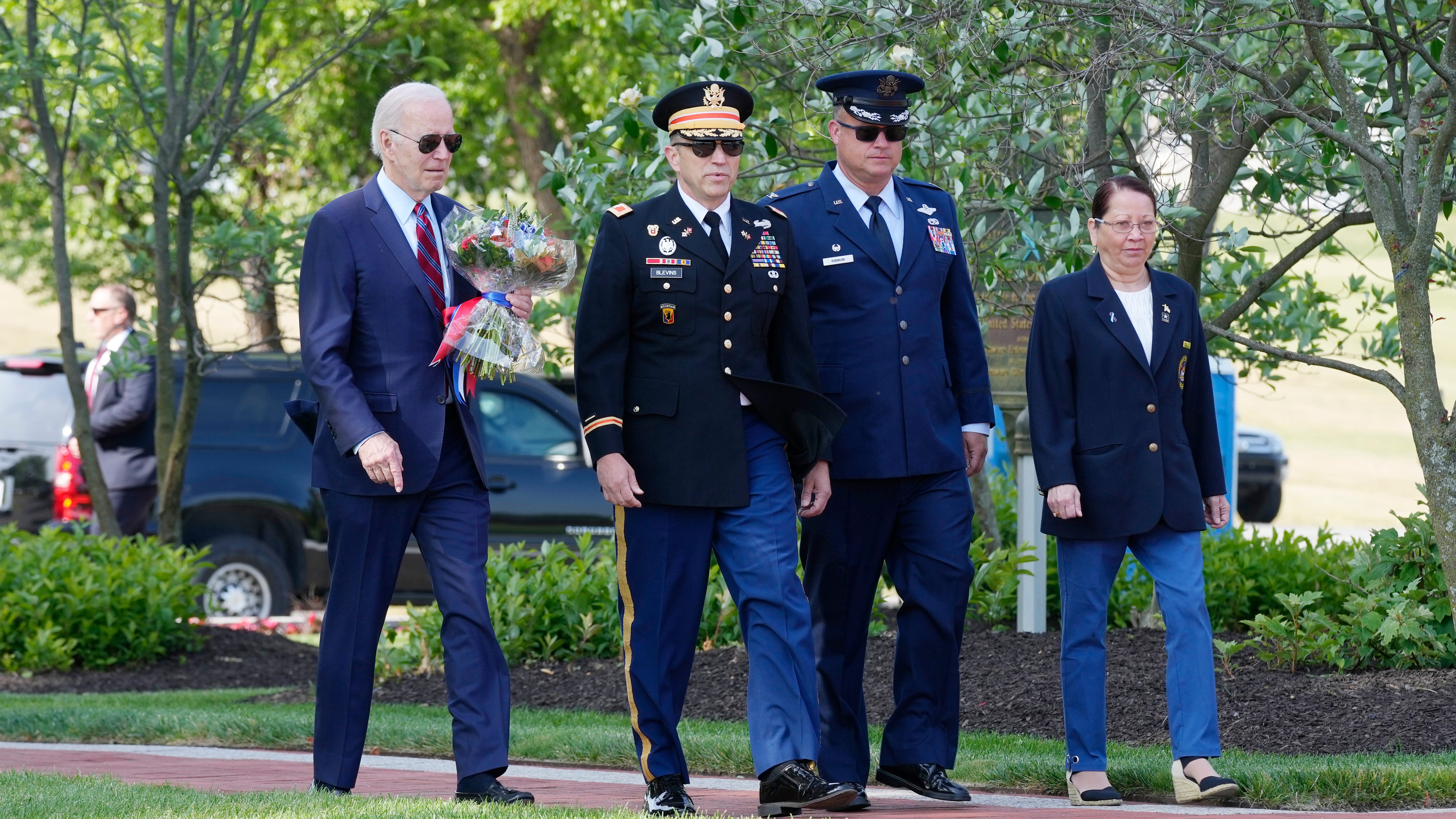 Biden attends memorial Mass to mark 8 years since son Army veteran Beau's death from brain cancer