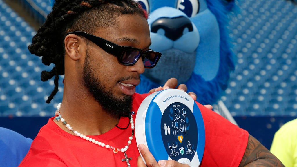 Buffalo safety Damar Hamlin launches CPR Tour to raise awareness at Bills stadium