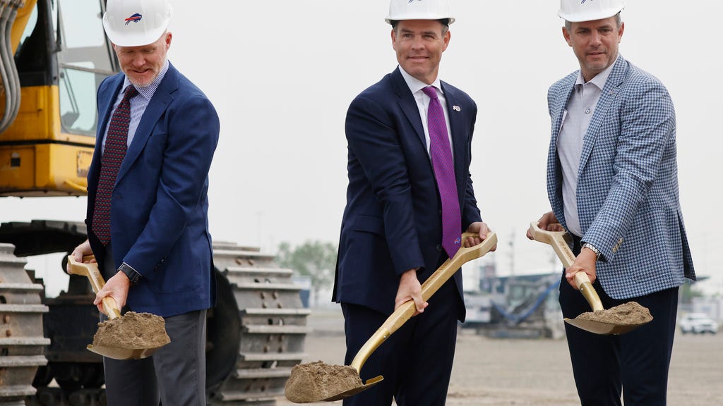 PHOTOS:  The new 'Highmark Stadium' ground breaking